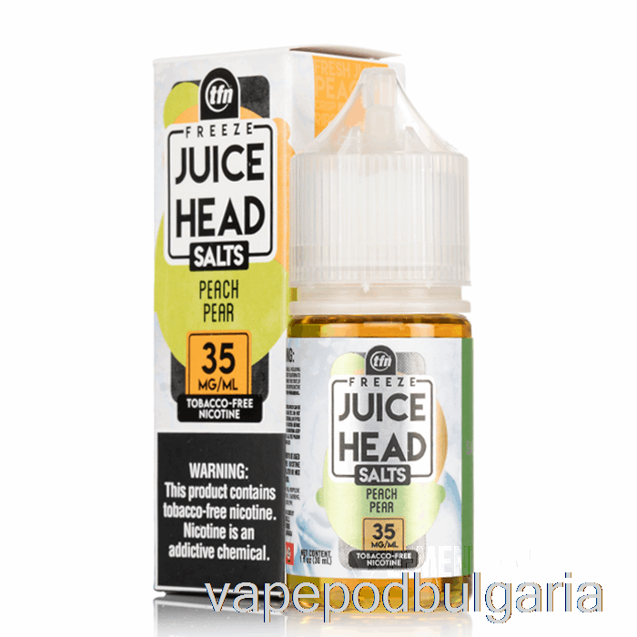 Vape Bulgaria Freeze Peach Pear - Juice Head Salts - 30ml 35mg